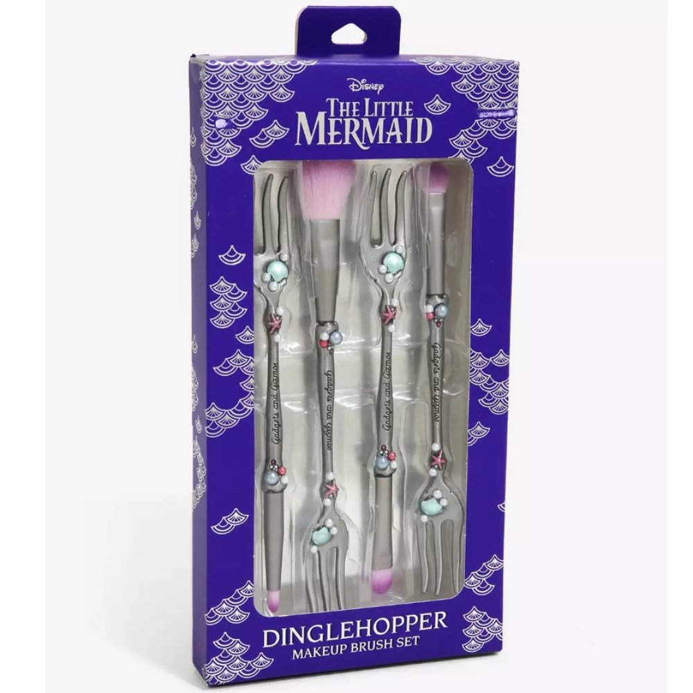 Disney The Little Mermaid Dinglehopper Makeup Brush Set - Picture 3 of 3
